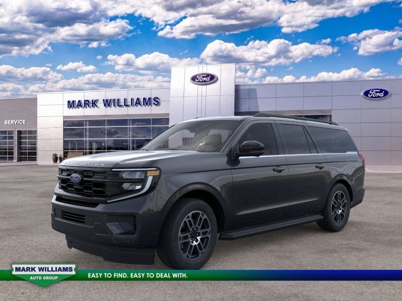 2026 Ford Expedition Max Active in Dark Matter Gray Metallic — front three-quarter view
