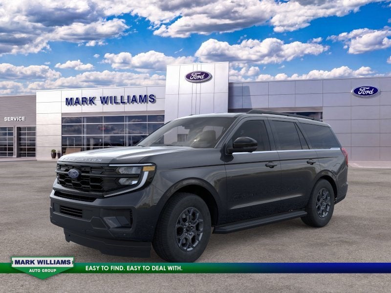 2026 Ford Expedition Active in Dark Matter Gray Metallic — front three-quarter view